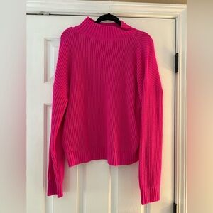 Hot Pink Turtle Neck sweater size L